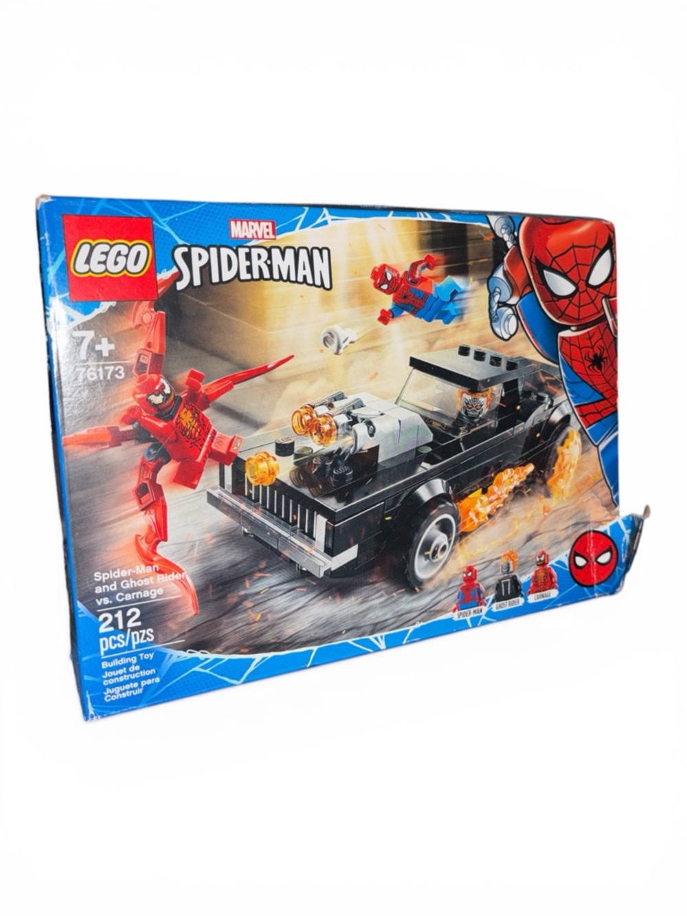 NIB LEGO Super Heroes: Spider-Man and Ghost Rider vs. Carnage (76173) RETIRED